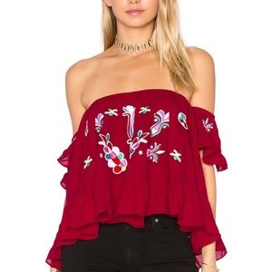 Revolve Vava by Joy Han ruffle top